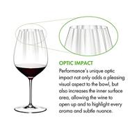 Riedel Wijnglazenset - Rode Wijnglazen - Performance - Cabernet - 830 ml - 4 Stuks - thumbnail