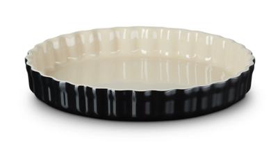 LE CREUSET - Aardewerk - Taartvorm 28cm zwart LE CREUSET - Aardewerk - Taartvorm 28cm zwart