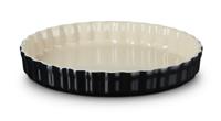 LE CREUSET - Aardewerk - Taartvorm 28cm zwart - thumbnail