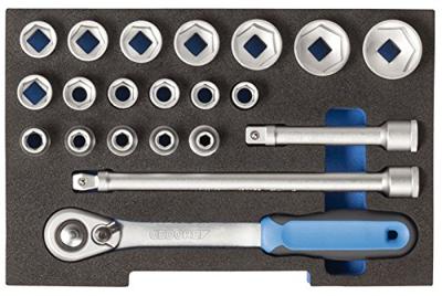 Gedore Dopsleutelset 1/2" In Ct-Module, Tbv Sortimo L-Boxx 136®, 21-Dlg. (1100 CT1 19) - 2836009 - thumbnail