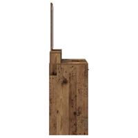 Kaptafel met lade Oud Hout 100 x 41 x 140 cm Bewerkt hout - thumbnail