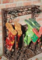 Esschert Design laarzenrek maat l gietijzer lh44 - thumbnail