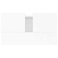 Badkamerkast 58x33x60 cm bewerkt hout zwart - thumbnail