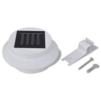 VidaXL Solar buitenlampset 6 stuks wit - thumbnail