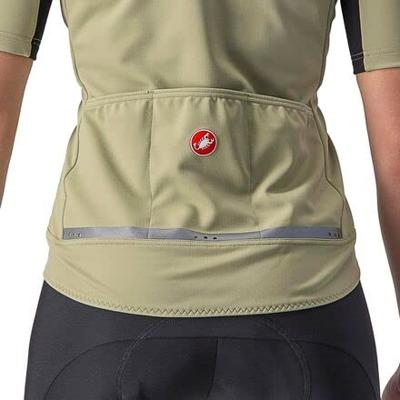 Castelli Gabba RoS 2 fietsjack korte mouw groen dames M