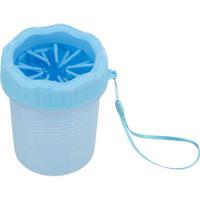 TRIXIE POOTREINIGER VOOR DE HOND SILICONE / PP BLAUW SMALL 11 CM - thumbnail