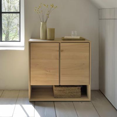 Ethnicraft Dressoir 'Nordic' Geolied Eikenhout, 80cm Ethnicraft Dressoir 'Nordic' Geolied Eikenhout, 80cm