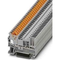 Phoenix Contact 3050073 Doorgangsklem 5.2 mm Snelaansluiting Grijs 50 stuk(s)