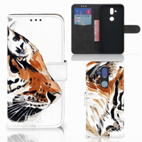 Hoesje Nokia 8.1 Watercolor Tiger - thumbnail