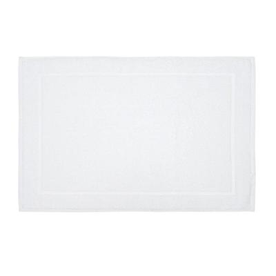 Tapete de Banho Branco Borda Lisa 50x76cm 600 gr / m2 - Treb Bed & Bath