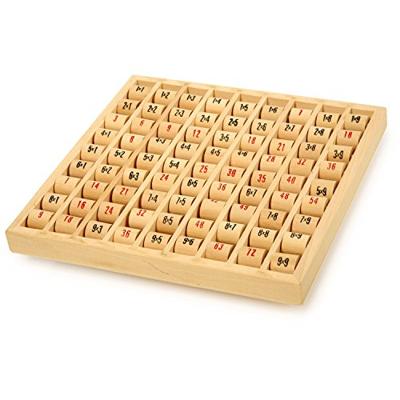Small Foot - houten bord rekenen vermenigvuldigen Small Foot - houten bord rekenen vermenigvuldigen