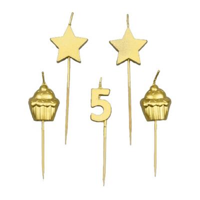 Paperdreams taartkaarsjes - 5 jaar