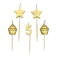 Paperdreams taartkaarsjes - 5 jaar - thumbnail