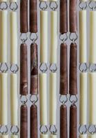 Vliegengordijn Hulzen Crème-Bruingevlamd - 100cm x 240cm - thumbnail