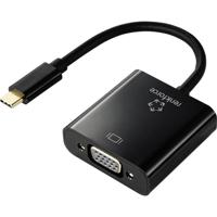 Renkforce RF-4679564 USB-C/VGA Adapter [1x USB-C stekker - 1x VGA-bus] Zwart 10.00 cm - thumbnail