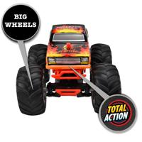 Gear2Play rc bestuurbare auto monster flames - thumbnail