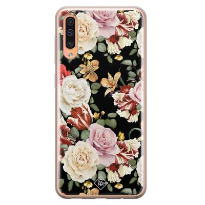 Samsung Galaxy A50/A30s siliconen hoesje - Flowerpower