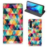 Motorola Moto G Pro | Hoesje met Magneet | Geruit - thumbnail
