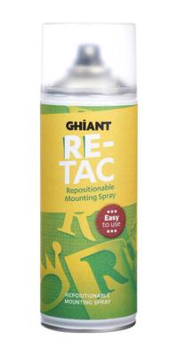 Lijmspray ghiant high-tac re-positioneerbaar 400ml | 12 stuks