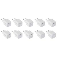 VOLTCRAFT UC-1C20W02 USB-oplader 20 W 1x USB-C GaN 10 stuks. - thumbnail