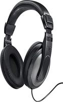 Hama Basic 4TV hoofdtelefoon bekabeld (tv-hoofdtelefoon, over-ear headset, eenzijdig, 6 m lange kabel, volumeregeling) zwart - thumbnail