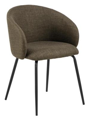 Bendt Eetkamerstoel 'Cristi' Structuurstof, kleur Groen