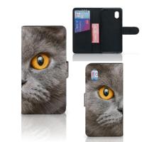 Telefoonhoesje | Met pasjeshouder | Alcatel 1B (2020) Britse Korthaar - thumbnail