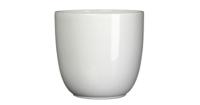 Bloempot Pot rond es/17 tusca 18.5 x 19.5 cm wit Mica - Mica decorations - thumbnail