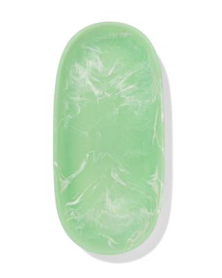 HEMA Badkamer schaaltje 25x12cm epoxy marmerlook groen (groen)