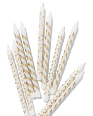 HEMA Taartkaarsjes goud 10 stuks