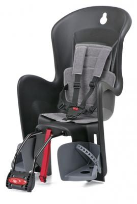 Polisport bilby maxi ff achter frame bevest. zwart/donker grijs