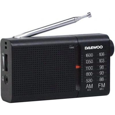 Transistorradio Daewoo Zwart AM/FM