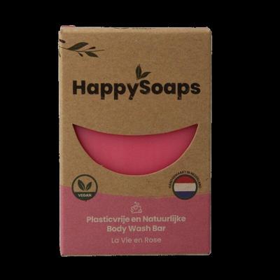 HappySoaps Body Wash Bar La Vie en Rose 100gr HappySoaps Body Wash Bar La Vie en Rose 100gr