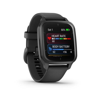 Garmin Venu Sq 2 Music 3,56 cm (1.4") AMOLED Digitaal Touchscreen Zwart GPS