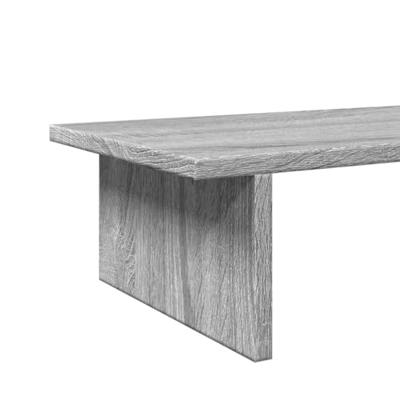 VidaXL Monitorstandaard 100x27x15 cm bewerkt hout grijs sonoma eiken
