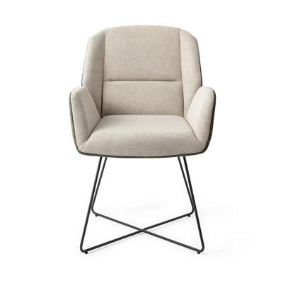 Jesper Home Eetkamerstoel 'Myoko' Cross Black, kleur Popeye