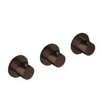 Douchethermostaat Hotbath Cobber Inbouw Met 2 Stopkranen Verouderd Messing (excl. inbouwdeel) Living Colours - thumbnail