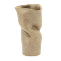 By-Boo Vaas 'Songa' Aardewerk, 36cm hoog, kleur Bruin - thumbnail