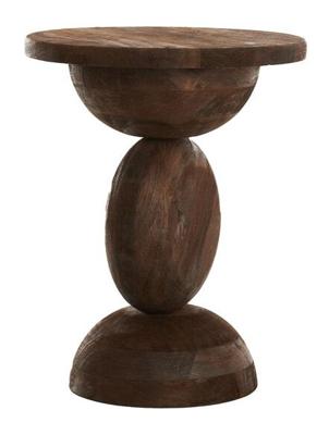 Light & Living Bijzettafel 'Mirto' Mangohout, 40cm, kleur Bruin