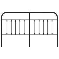 Hoofdbord metaal zwart 180 cm - thumbnail