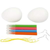 Creativ Company Knutselset hangers paaseieren - thumbnail