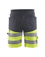 Blåkläder Short met stretch High-Vis 15411811 | Medium Grijs/High Vis Geel | Maat 62 - 7330509785799 - thumbnail
