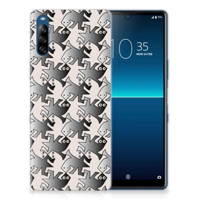Sony Xperia L4 TPU Hoesje Salamander Grey Sony Xperia L4 TPU Hoesje Salamander Grey