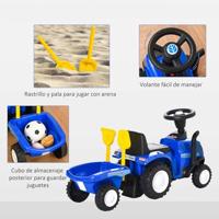 Pedaaltractor New Holland Ride ON Blauw 91 x 44 x 29 cm - thumbnail