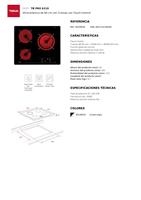 Vitrokeramische kookplaat Teka 40239034 60 cm 60 cm - thumbnail