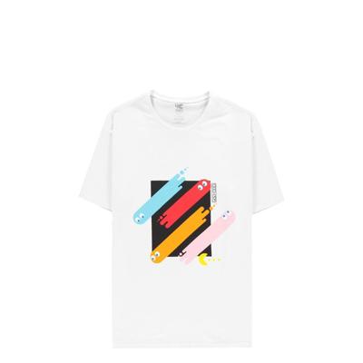 Pac-man - Men's White Short Sleeved T-shirt