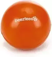Beeztees massief rubberbal 5 cm oranje - thumbnail