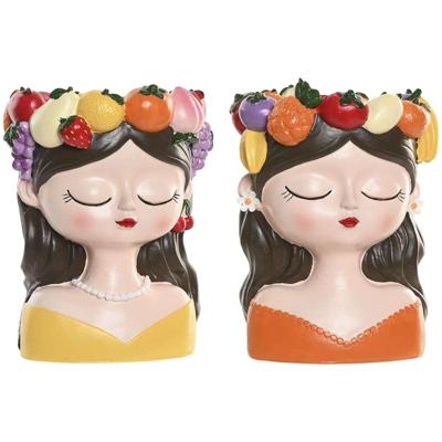 Home ESPRIT Multicolour Hars chica Stads (2 Stuks)