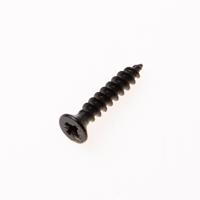 Bev.schroef 4.5x25mm pz2 rvs zwart - thumbnail