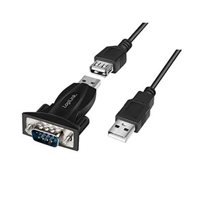 LogiLink AU0034 kabeladapter/verloopstukje serial naar USB LogiLink AU0034 kabeladapter/verloopstukje serial naar USB